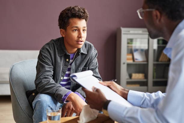 What happens in talking therapy?