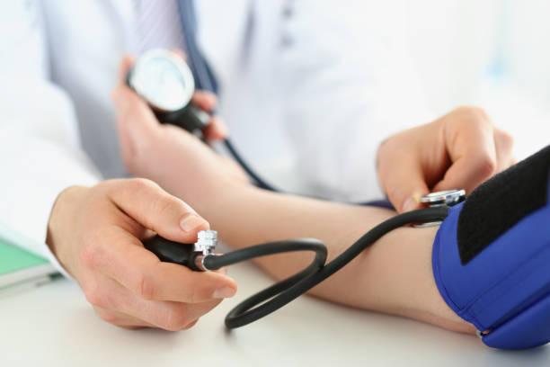 What are the signs and symptoms of high blood pressure?
