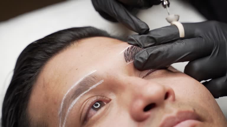 What are eyebrow tattoo types?
